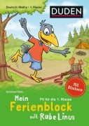 Cover-Bild zum Titel 'Mein Ferienblock mit Rabe Linus - Fit für die 1. Klasse' von 'Dorothee Raab'