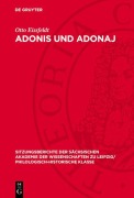 Cover-Bild zum Titel 'Adonis und Adonaj' von 'Otto Eissfeldt'