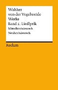 Cover-Bild zum Titel 'Werke 2. Liedlyrik' von 'Walther von der Vogelweide'