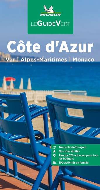 Michelin Le Guide Vert Cote d' Azur, Monaco - 