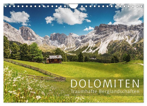 Dolomiten - Traumhafte Berglandschaften (Wandkalender 2024 DIN A4 quer), CALVENDO Monatskalender - Patrick Rosyk