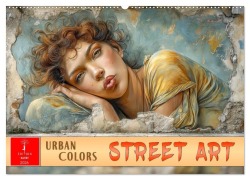 Cover-Bild zum Titel 'Street Art - Urban Colors (Wandkalender 2026 DIN A2 quer), CALVENDO Monatskalender' von 'Roder Roder'