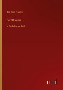 Cover-Bild zum Titel 'Der Stumme' von 'Karl Emil Franzos'