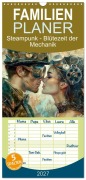 Cover-Bild zum Titel 'Familienplaner 2027 - Steampunk - Blütezeit der Mechanik mit 5 Spalten (Wandkalender, 21 x 45 cm) CALVENDO' von 'Liselotte Brunner-Klaus'