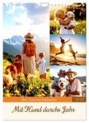 Cover-Bild zum Titel 'Der Familienkalender - Mit Hund durchs Jahr (Wandkalender 2027 DIN A4 hoch), CALVENDO Monatskalender' von 'Ivy Mueller'