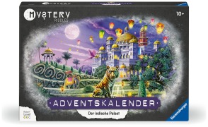 Cover-Bild zum Titel 'Ravensburger 25530 - Mystery Adventskalender - Der indische Palast - 24 Rätsel für EXIT-Begeisterte ab 10 Jahren' von ''
