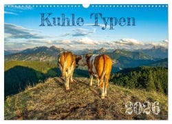 Cover-Bild zum Titel 'Kuhle Typen (Wandkalender 2026 DIN A3 quer), CALVENDO Monatskalender' von 'Melanie Trausch'