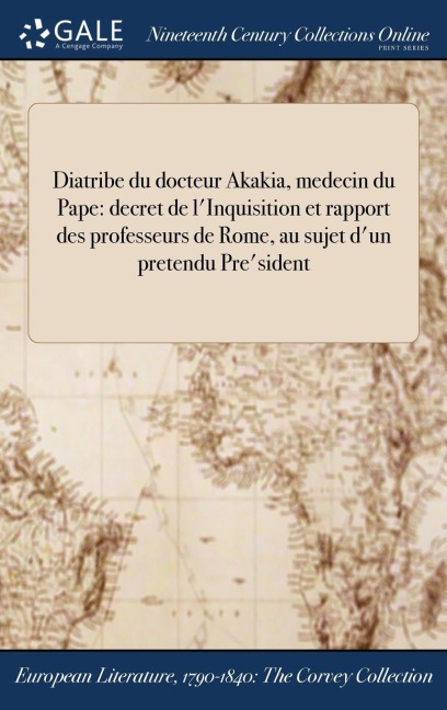 Diatribe du docteur Akakia, medecin du Pape - 