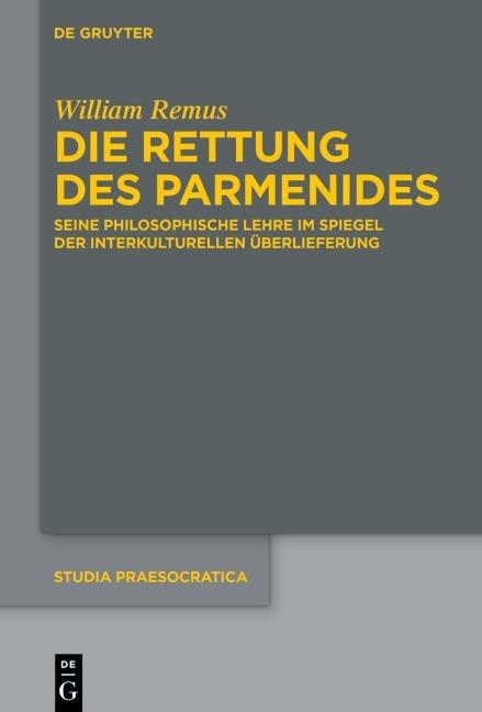 Die Rettung des Parmenides - William Remus