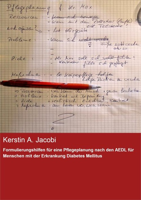 Formulierungshilfen für eine Pflegeplanung nach den AEDL für Menschen mit der Erkrankung Diabetes Mellitus - Kerstin A. Jacobi