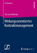 Wirkungsorientiertes Kontraktmanagement - Martina Rechberger