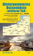 Cover-Bild zum Titel 'Landkarte Hinterpommerns Ostseeküste - mittlerer Teil' von 'Dirk Bloch'