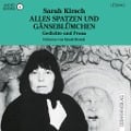 Cover-Bild zum Titel 'Alles Spatzen und Gänseblümchen' von 'Sarah Kirsch'