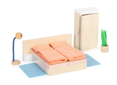 Puppenhausmöbel Schlafzimmer - 