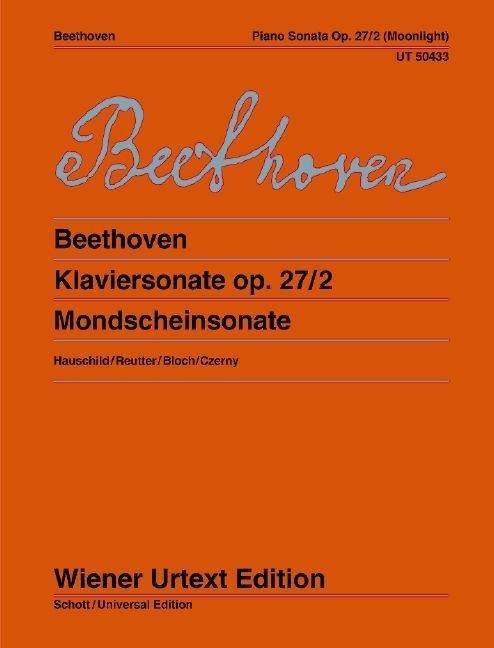 Klaviersonate (Mondscheinsonate). Wiener Urtext Edition. - Ludwig van Beethoven