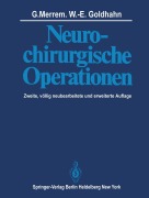Cover-Bild zum Titel 'Neurochirurgische Operationen' von 'W. -E. Goldhahn, G. Merrem'