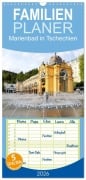 Cover-Bild zum Titel 'Familienplaner 2026 - Marienbad in Tschechien mit 5 Spalten (Wandkalender, 21 x 45 cm) CALVENDO' von 'Gisela Kruse'