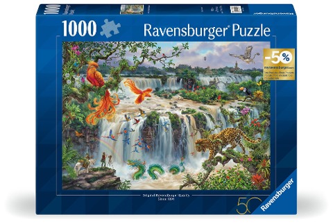 Erwachsenenpuzzle 1000 Teile - Fantastischer Wasserfall von Iguazú - 