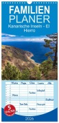 Familienplaner 2026 - Kanarische Inseln - El Hierro mit 5 Spalten (Wandkalender, 21 x 45 cm) CALVENDO - Peter Schickert