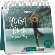 Cover-Bild zum Titel 'Postkartenkalender Yogaglück für jeden Tag 2027' von ''