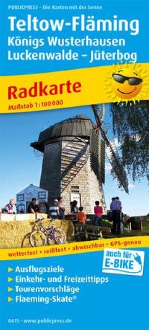 Teltow - Fläming, Königs Wusterhausenm Luckenwalde - Jüterbog 1:100 000 - 