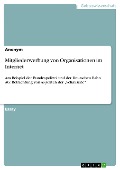 Cover-Bild zum Titel 'Mitgliederwerbung von Organisationen im Internet' von ''