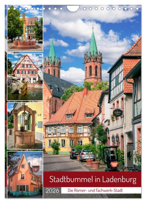 Stadtbummel in Ladenburg - Die Römer- und Fachwerk-Stadt (Wandkalender 2026 DIN A4 hoch), CALVENDO Monatskalender - Thorsten Assfalg Photographie