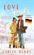 Cover-Bild zum Titel 'Love Sparks: An Enemies to Lovers Country Music Star Romance' von 'Carley Henry'