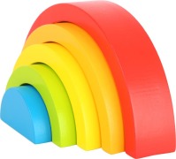 Cover-Bild zum Titel 'Holzbausteine Regenbogen' von ''