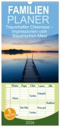Cover-Bild zum Titel 'Familienplaner 2026 - Traumhafter Chiemsee - Impressionen vom Bayerischen Meer mit 5 Spalten (Wandkalender, 21 x 45 cm) CALVENDO' von 'Christof Wermter'
