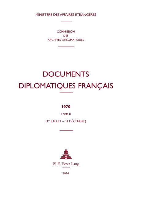 Documents diplomatiques français - 