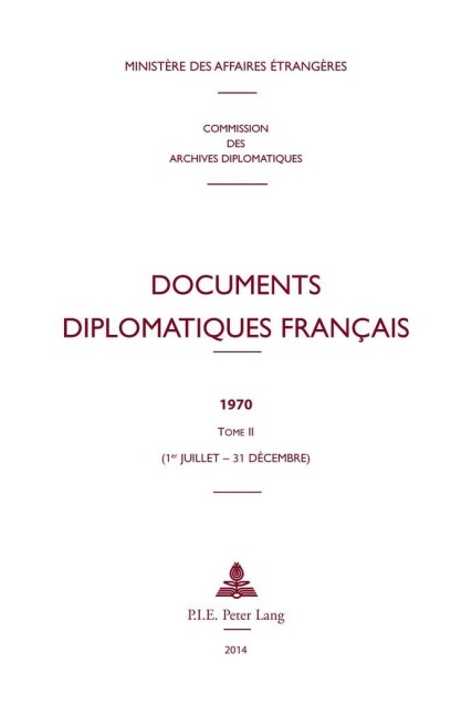 Documents diplomatiques français - 