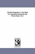 Christian Dogmatics - Johannes Jacobus Van Oosterzee
