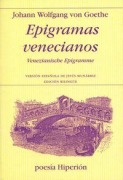 Cover-Bild zum Titel 'Epigramas venecianos' von 'Johann Wolfgang von Goethe'
