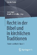 Cover-Bild zum Titel 'Recht in der Bibel und in kirchlichen Traditionen' von ''