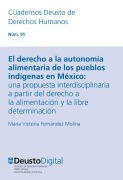 Cover-Bild zum Titel 'El derecho a la autonomía alimentaria de los pueblos indígenas en México' von 'María Victoria Fernández Molina'