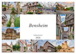 Cover-Bild zum Titel 'Bensheim Impressionen (Tischkalender 2026 DIN A5 quer), CALVENDO Monatskalender' von 'Dirk Meutzner'