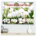 Weiße Frühlingsblüten (hochwertiger Premium Wandkalender 2025 DIN A2 quer), Kunstdruck in Hochglanz - Gisela Kruse