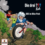 Cover-Bild zum Titel 'Die drei ??? Kids 103: SOS im Bike-Park' von 'Boris Pfeiffer, Oliver Ferreira'