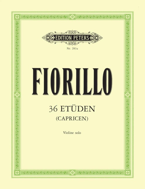 36 Etüden (Capricen) für Violine solo - Frederico Fiorillo