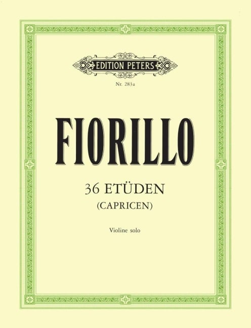 36 Etüden (Capricen) für Violine solo - Frederico Fiorillo