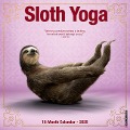 Sloth Yoga 2025 12 X 12 Wall Calendar - Willow Creek Press