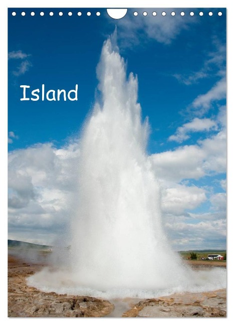 Island (Wandkalender 2024 DIN A4 hoch), CALVENDO Monatskalender - Frauke Scholz