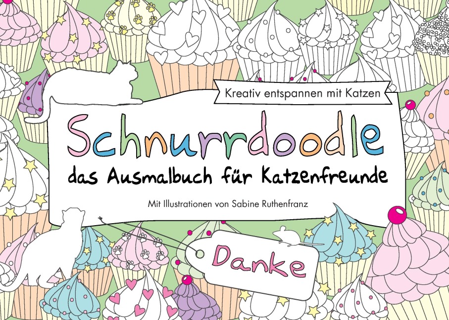 Schnurrdoodle - Danke - das Ausmalbuch für Katzenfreunde - Sabine Ruthenfranz