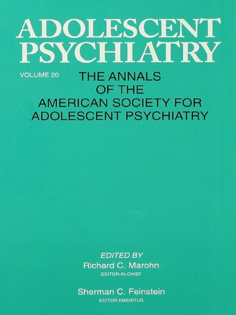Adolescent Psychiatry, V. 20 -