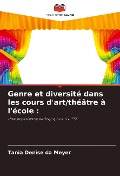 Genre et diversité dans les cours d'art/théâtre à l'école : - Tania Denise da Meyer