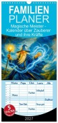 Cover-Bild zum Titel 'Familienplaner 2027 - Magische Meister - Kalender über Zauberer und ihre Kräfte mit 5 Spalten (Wandkalender, 21 x 45 cm) CALVENDO' von 'Anja Frost'