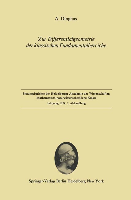 Zur Differentialgeometrie der klassischen Fundamentalbereiche - A. Dinghas