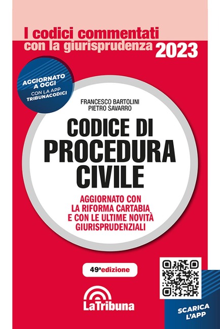 Codice di procedura civile 2023 - Francesco Bartolini, Pietro Savarro