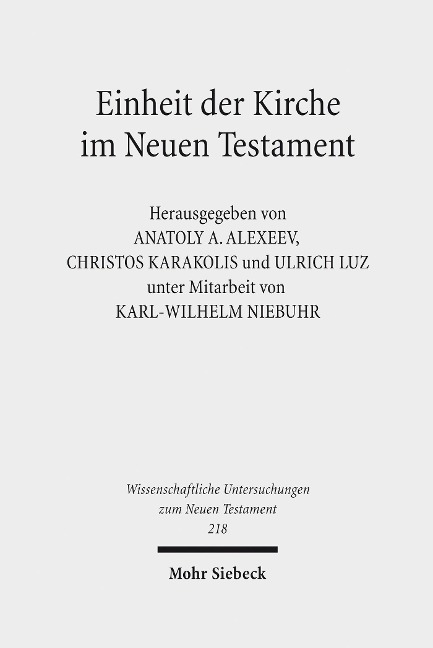 Einheit der Kirche im Neuen Testament - 
